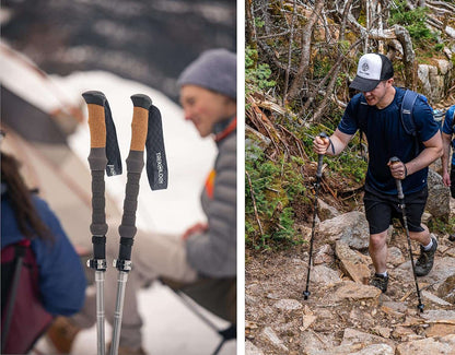 TREKOLOGY Trek-Z Cork Grip Trekking Poles