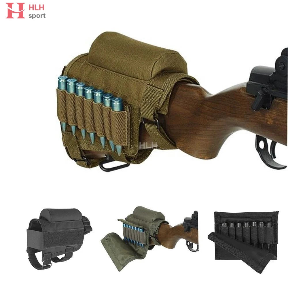 Adjustable Tactical Rifle Cheek Rest and Stock Pack Holder Case - Peak Performance Outfitters