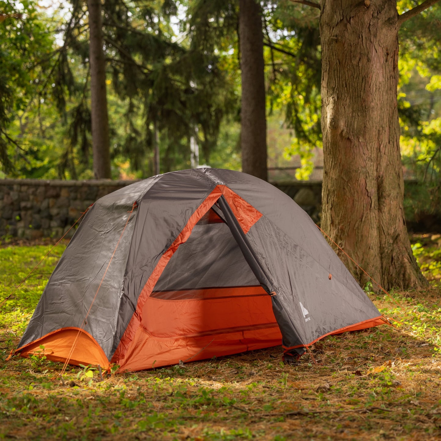 Single-Person Lightweight Backpacking Tent, 82 x 51 Inches, 3.65 lb Carry Weight, Orange - Peak Performance Outfitters