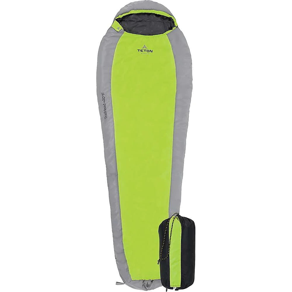 TETON Trailhead 20F ultralight mummy sleeping bag — three-season backpacking