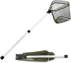 Kids aluminum collapsible telescopic fishing net for ponds