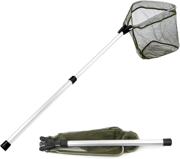 Kids aluminum collapsible telescopic fishing net for ponds