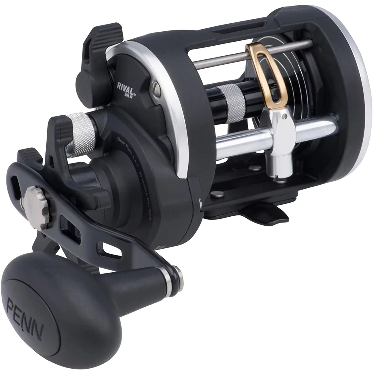 Rival Level Wind Conventional Boat Fishing Reel - Size 20 - Peak Performance Outfitters