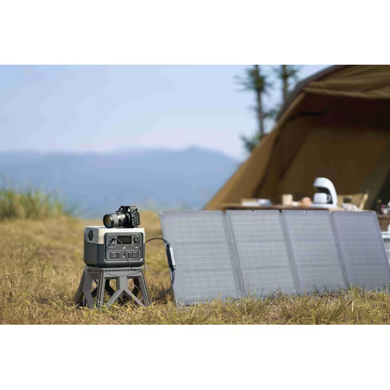 Portable Power Station with 500-Watt Capacity and 1 Solar Panel Included - Peak Performance Outfitters