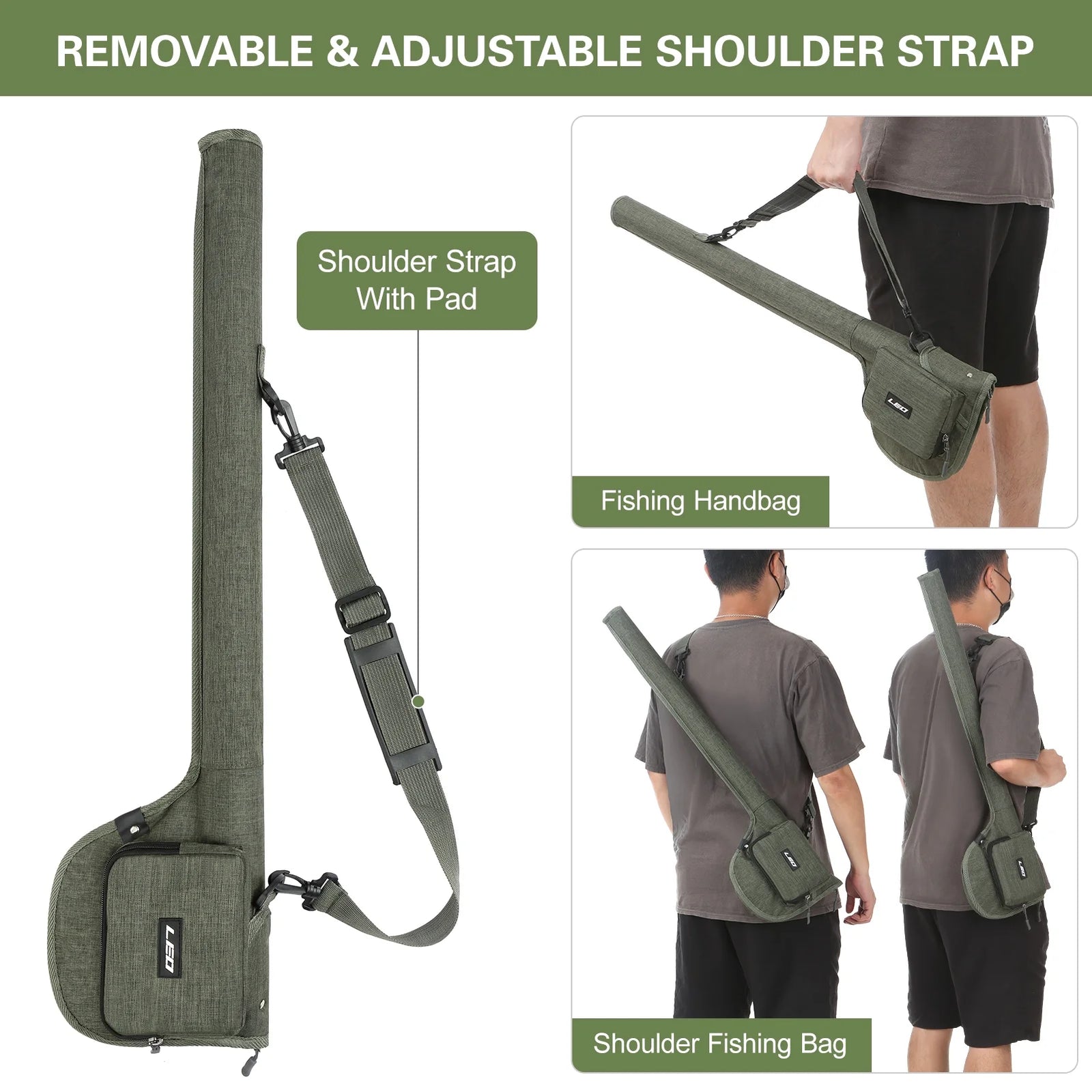 9-foot fly fishing rod and reel combo complete starter kit with 10 flies and carry bag