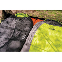 Trailhead Ultralight Mummy 20F Degree Sleeping Bag - Green and Grey