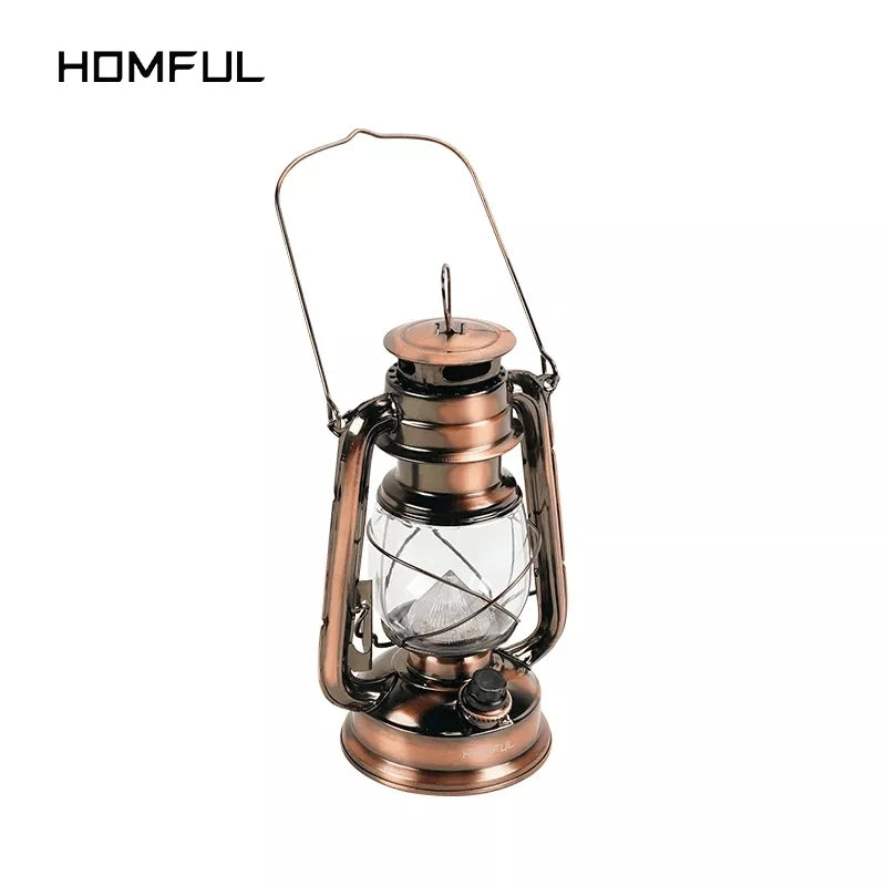 Portable Vintage Camping Lantern with 18650 Li-Ion Battery - Peak Performance Outfitters