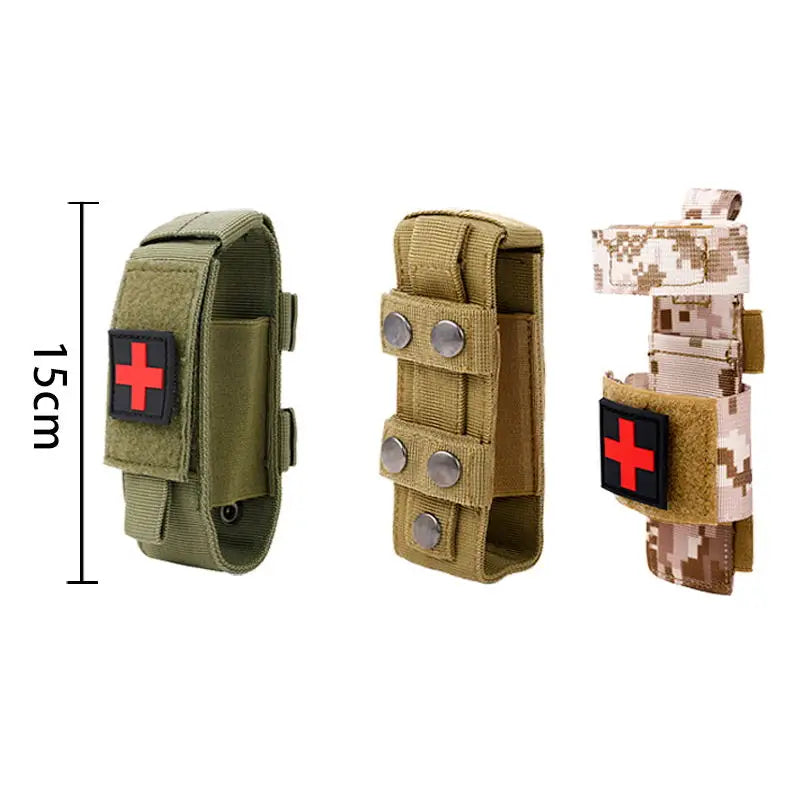 Tactical First Aid Kit with CAT Tourniquet, Shear, and MOLLE Pouch - Ideal Gift for First Aid