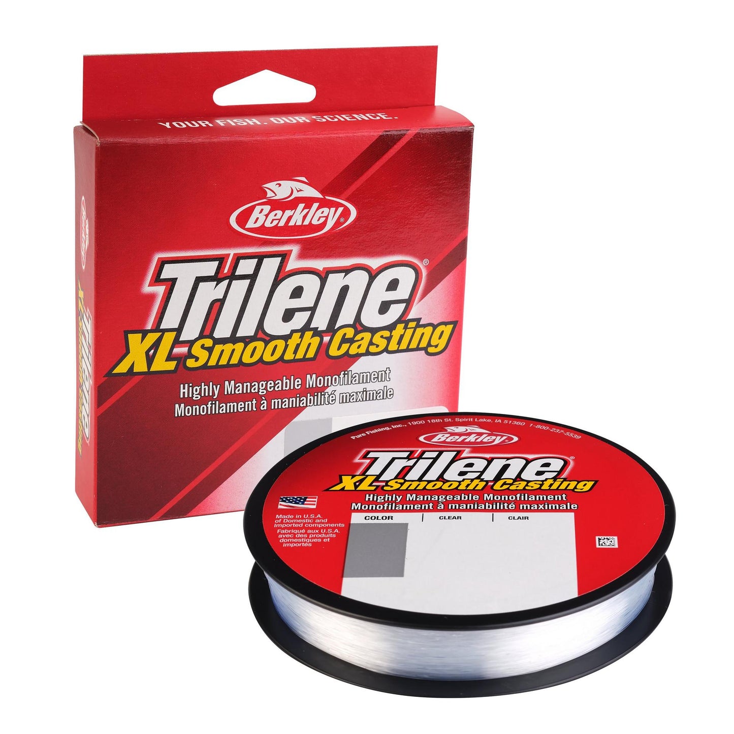 Berkley Trilene XL Smooth Casting Monofilament Fishing Line — 300 Yard Spool