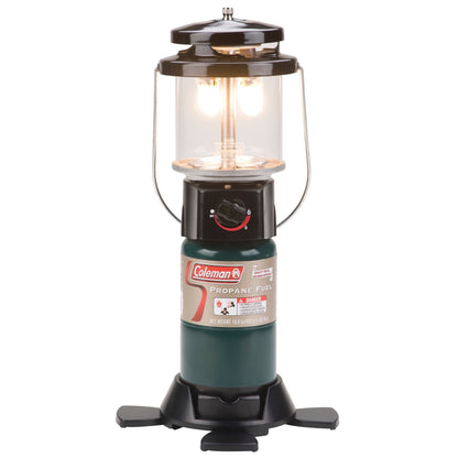 Portable propane gas lantern for camping
