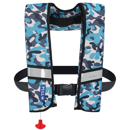 Automatic inflatable life jacket adult PFD with reflectors for boating