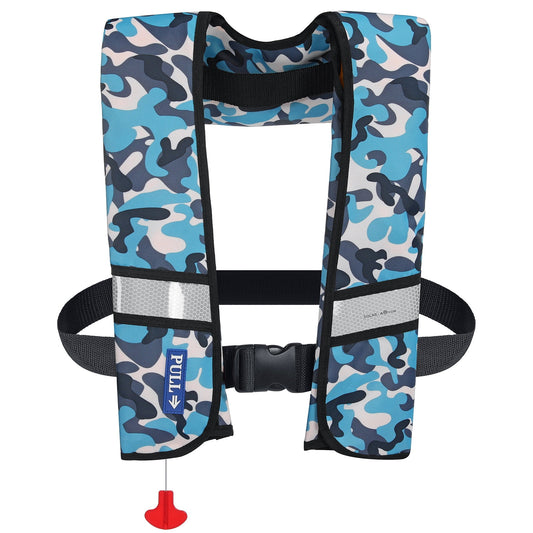 Automatic inflatable life jacket adult PFD with reflectors for boating