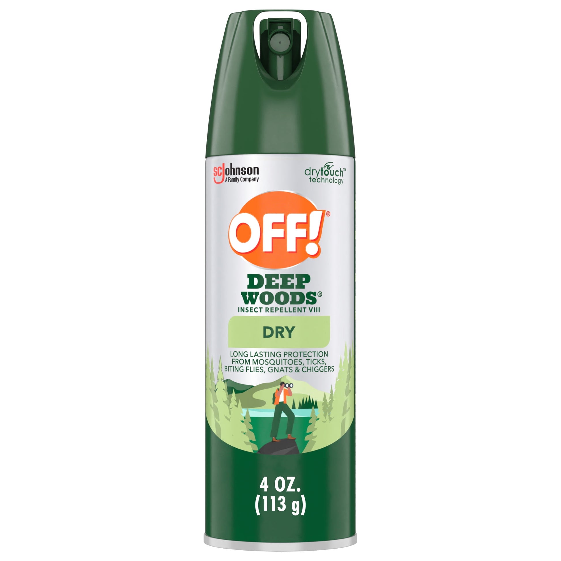 Deep Woods Long Lasting Protection Insect Repellent Aerosol with 25% Deet - 4 oz - Peak Performance Outfitters