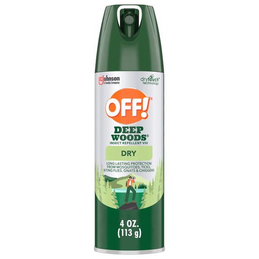 Deep Woods Long Lasting Protection Insect Repellent Aerosol with 25% Deet - 4 oz - Peak Performance Outfitters