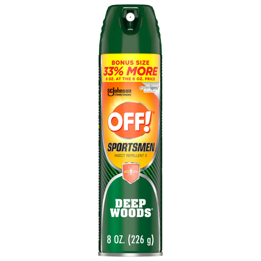 Deep Woods Insect Repellent for Sportsmen, Sweat-Resistant Mosquito & Bug Spray - 8 Oz - Peak Performance Outfitters