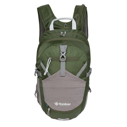 18L Green Hydration Backpack with 3L Reservoir - Unisex Hiking Gear - Peak Performance Outfitters