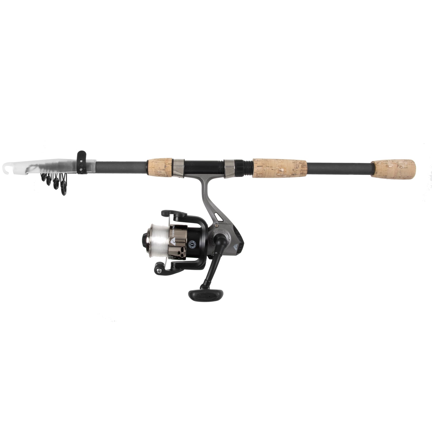 6 foot 6 inch telescopic spinning combo retracted and extended