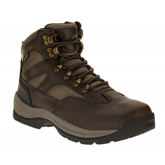 Men's Waterproof Mid-Cut Hiking Boots — Non-Slip Lug Sole, Ankle Support, All-Terrain