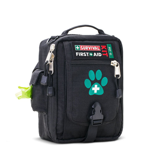 Pet First Aid Kit for Dogs - Ideal for Travel, Home, Training, Walking, and Camping