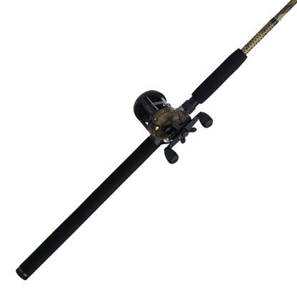 7-foot camouflage conventional fishing rod and reel casting combo for freshwater fishing