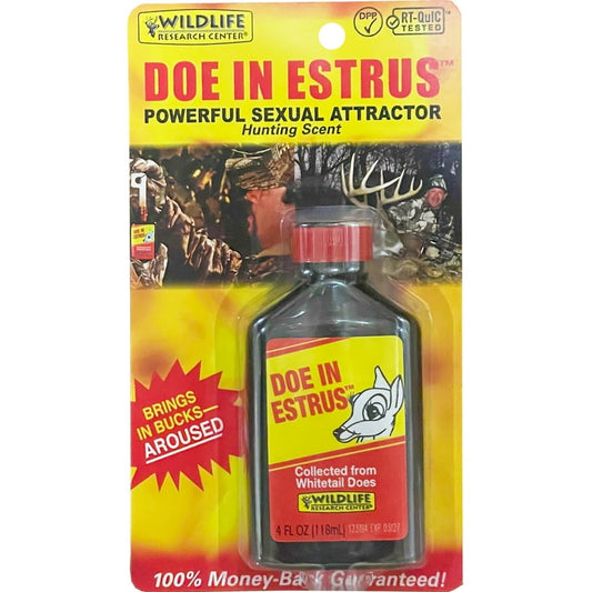 Deer Hunting Scent Kit — Doe Estrous, Buck Urine & Tarsal Gland Attractants for Rut Season