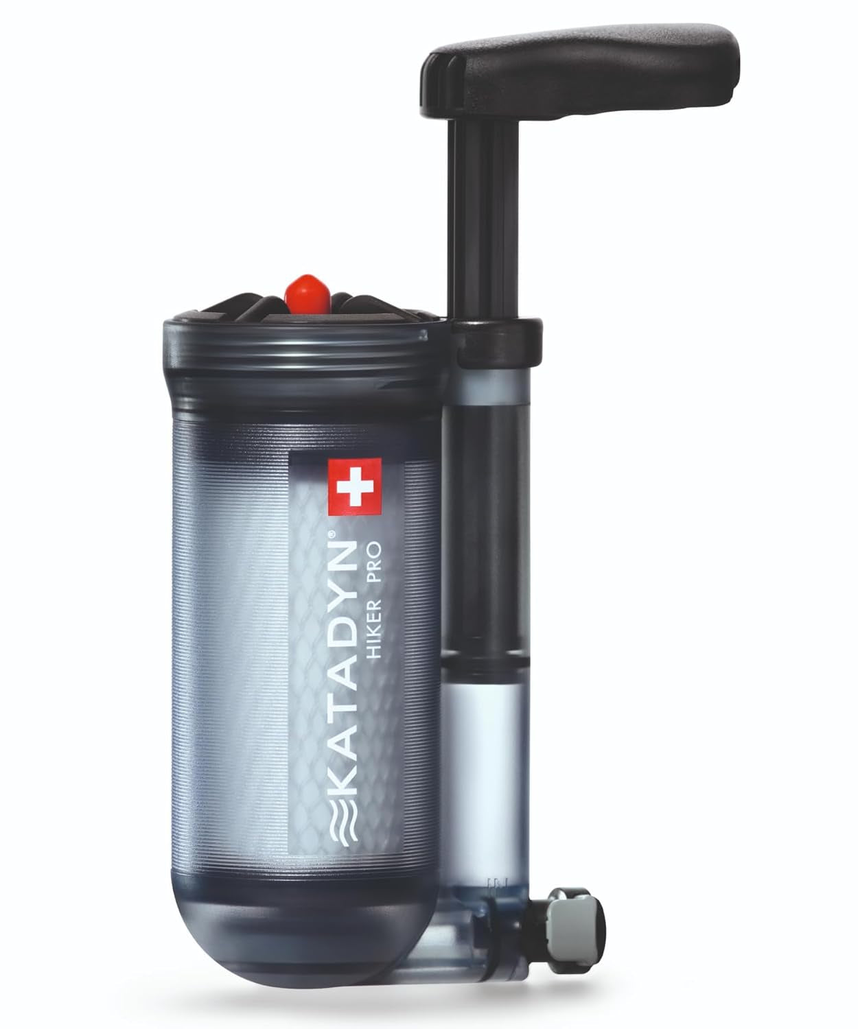 Katadyn Hiker Pro hand pump water filter for backpacking and emergency water purification