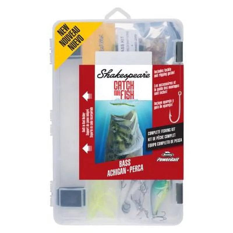 "Bass Fishing Tackle Box Kit for Increased Catch Rates"