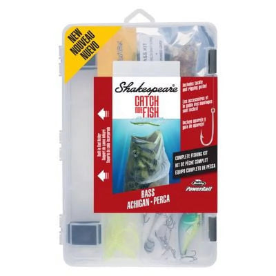 Bass Fishing Tackle Box Kit | Complete Starter Set