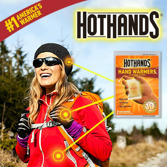 HotHands hand warmer value pack with air-activated heat packs for cold-weather hunting