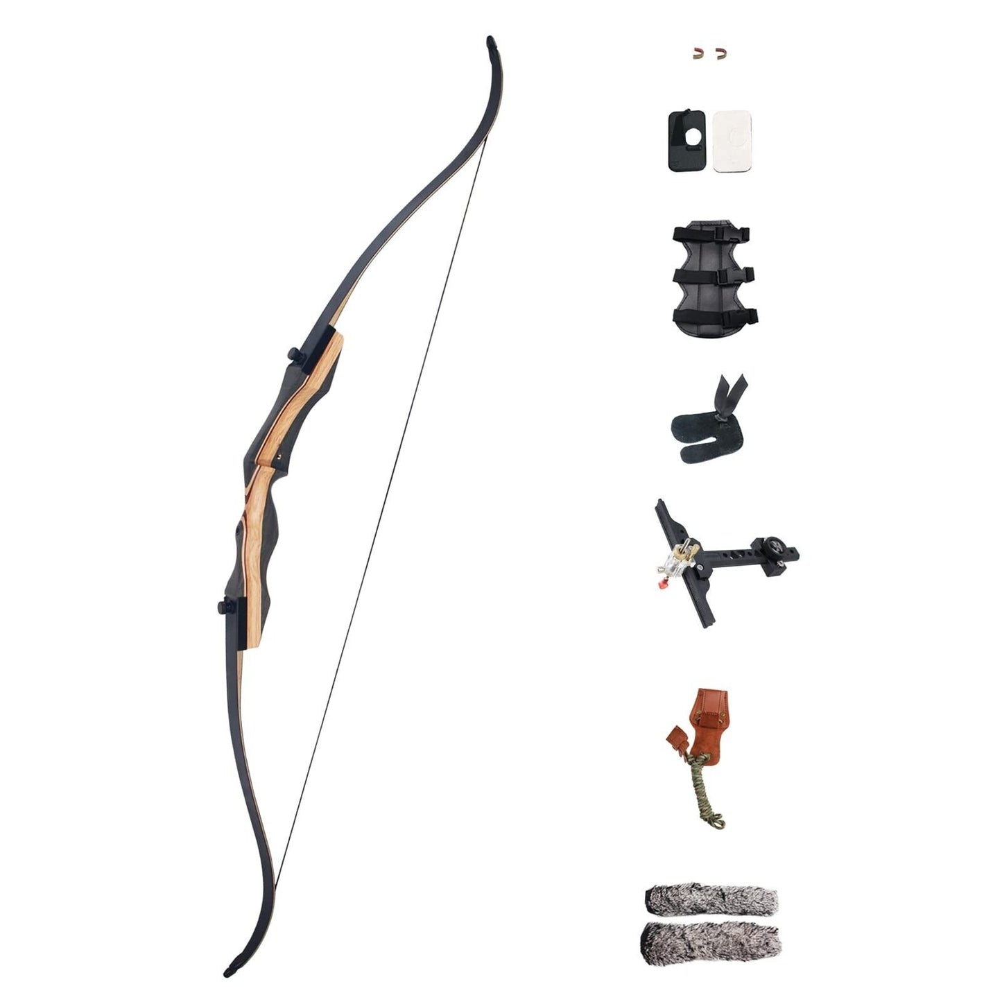 62 Takedown Recurve Bow for Adult Archery Competition - Right Handed - Peak Performance Outfitters