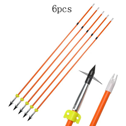 Fiberglass Compound Bow Hunting Arrow for Archery and Slingshot Hunting - Peak Performance Outfitters