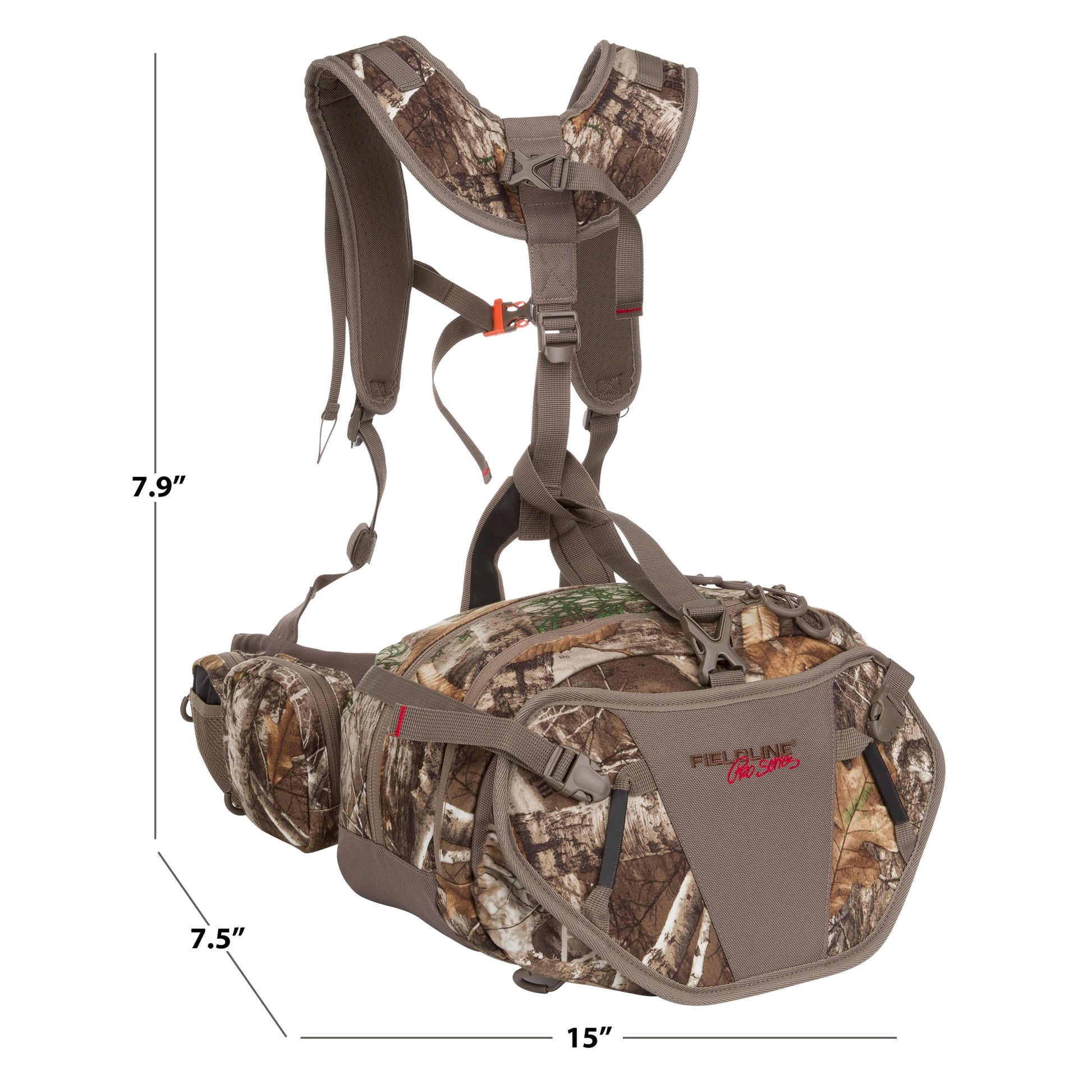 Big Horn 15.2 Liter Harness Hunting Backpack in Realtree Edge - Unisex - Peak Performance Outfitters