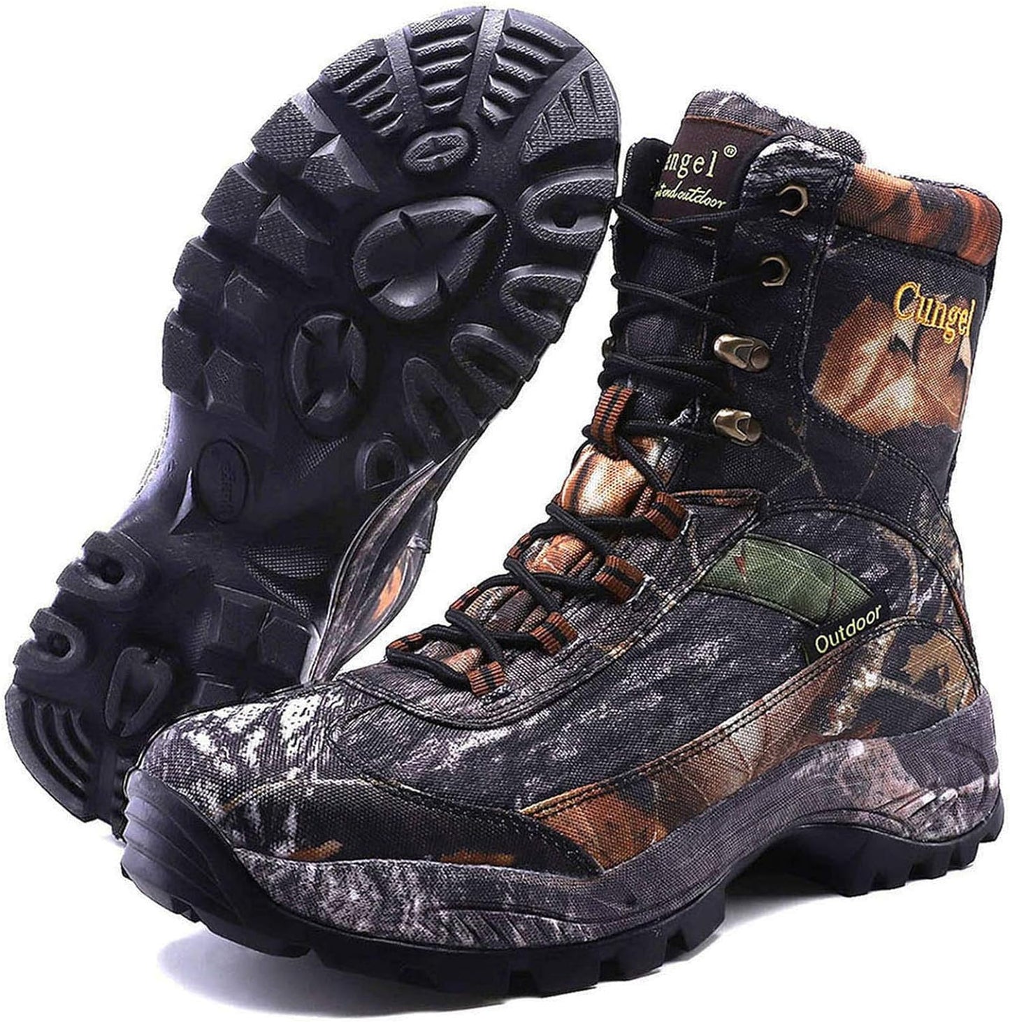 Men's Waterproof Camo Hunting Boots: Anti-Slip, Lightweight, and Durable Outdoor Hiking Shoes - Peak Performance Outfitters