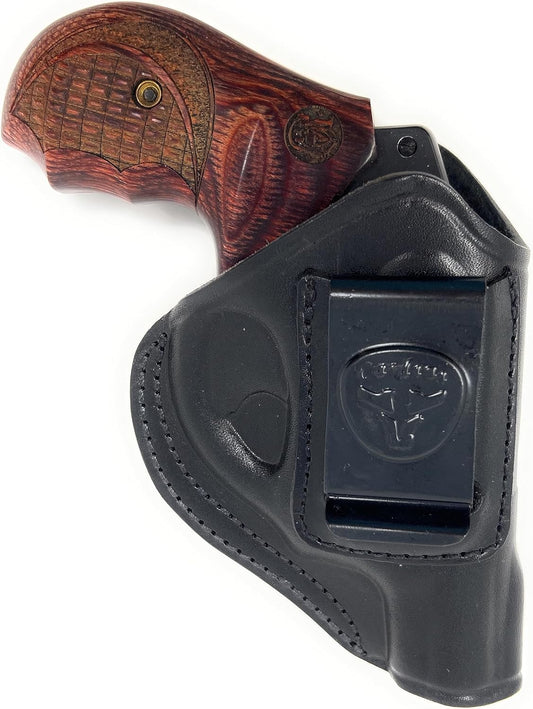 IWB Leather Holster for Snub Nose Revolvers - Peak Performance Outfitters