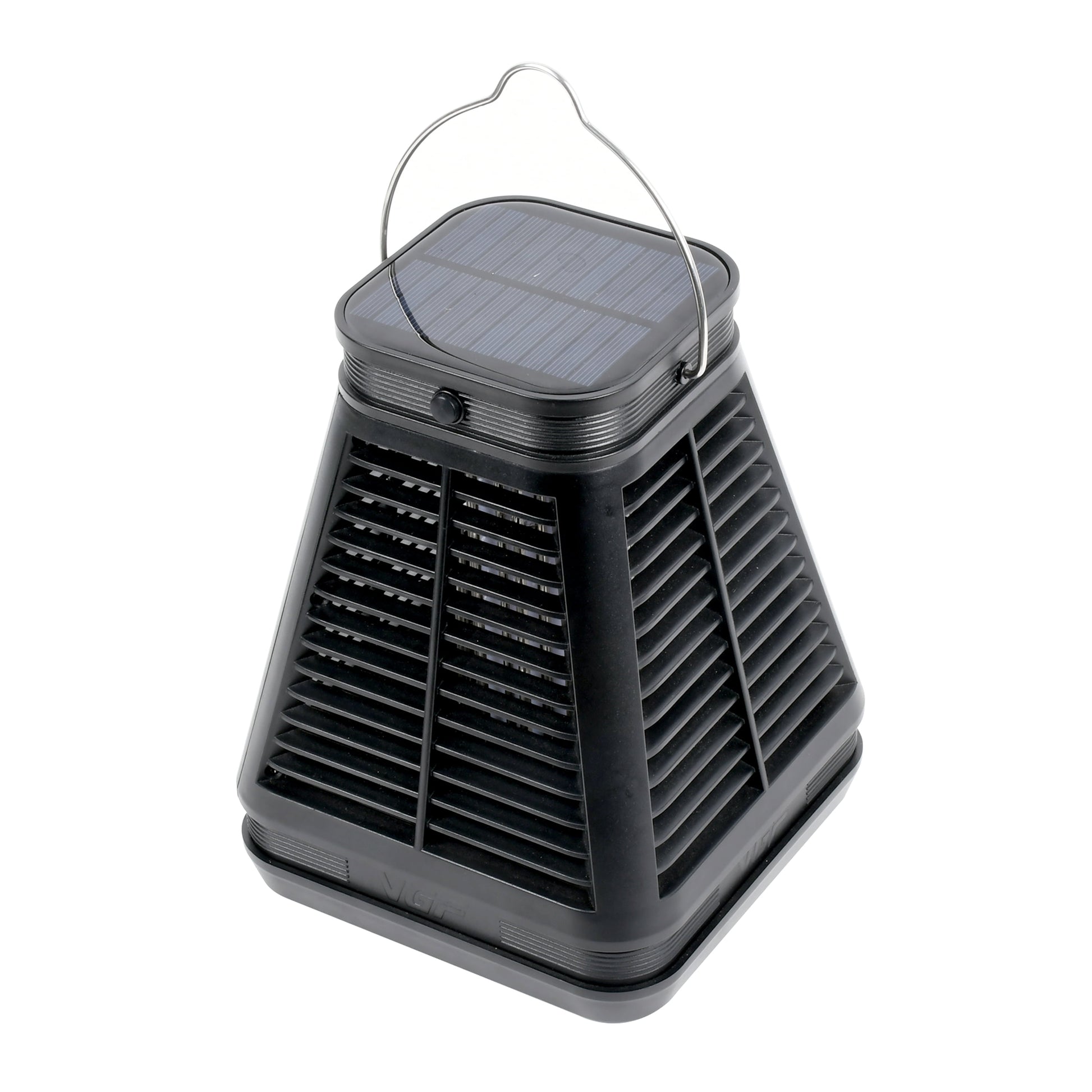 Portable Black Solar Power Bug Zapper with LED Lamp Light Bulb - Insect Eliminator & Mosquito Killer - Peak Performance Outfitters