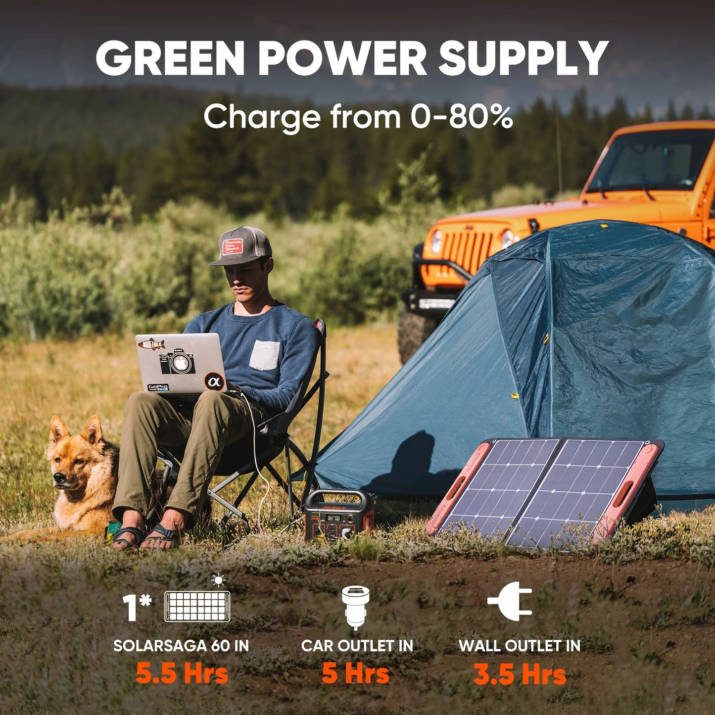 Explorer 240 Portable Power Station with 240Wh Lithium Battery, 110V/200W AC Outlet, Ideal for Outdoors, Camping, Travel, Hunting, and Emergencies (Solar Panel Compatible) - Peak Performance Outfitters