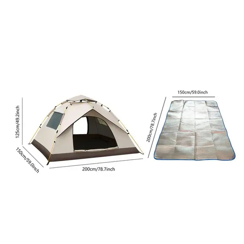 Automatic Waterproof Sun Protection Camping Tent for Patio Picnics - Peak Performance Outfitters