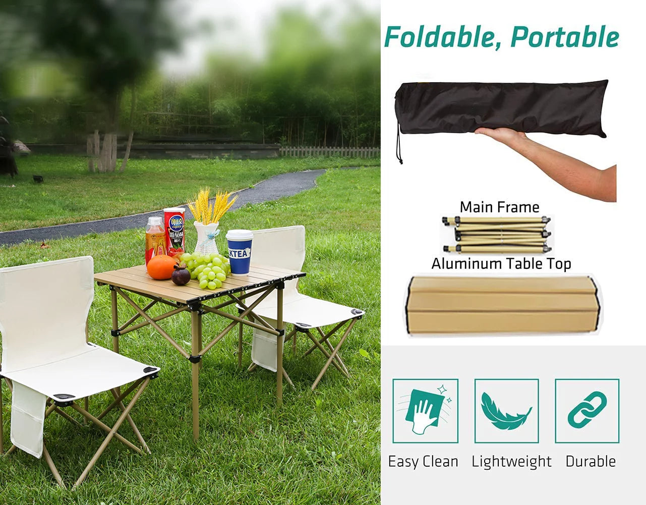 Portable Folding Camping Table for Outdoor Activities - Peak Performance Outfitters