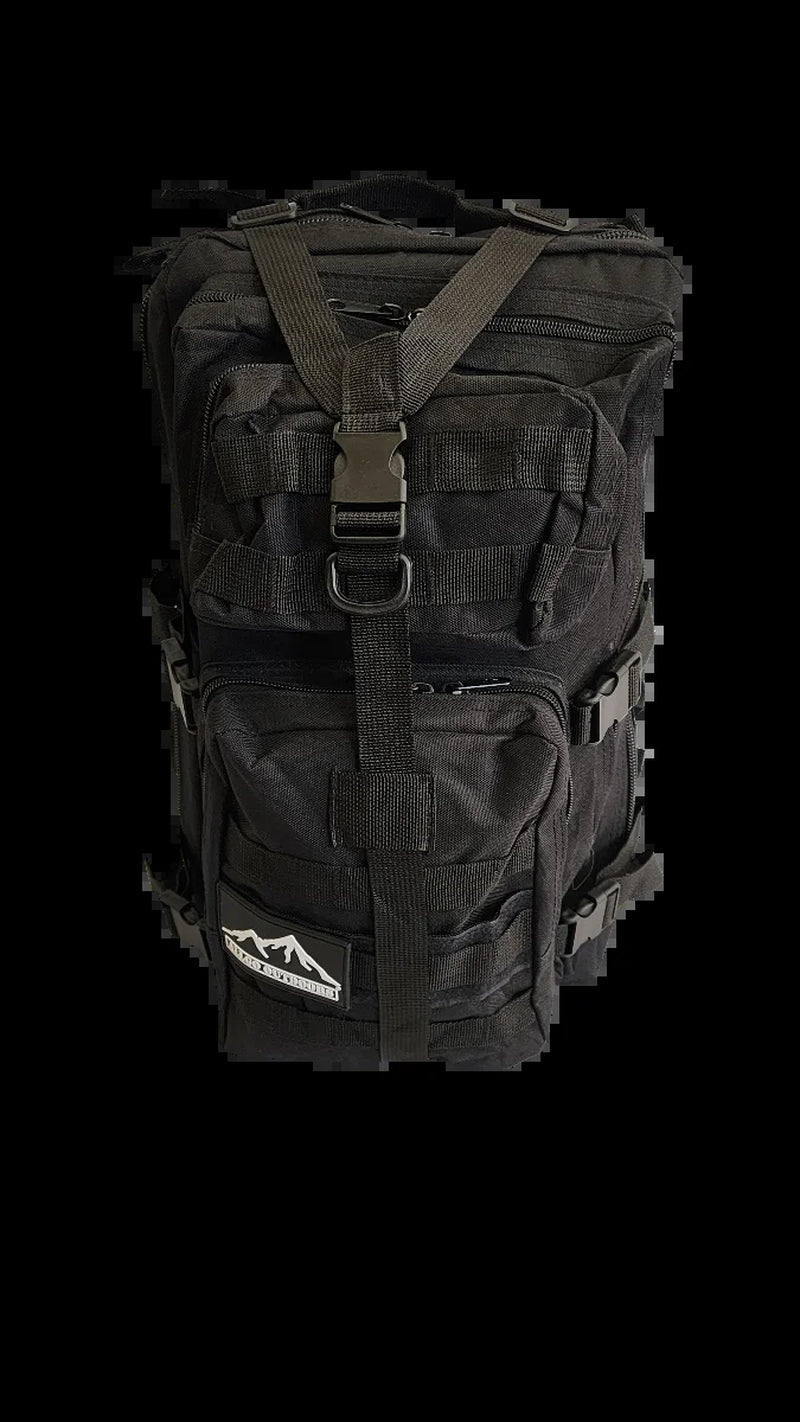 35L Bug Out Bag Backpack with Ultimate Survival and Medical Kit - Black - Peak Performance Outfitters