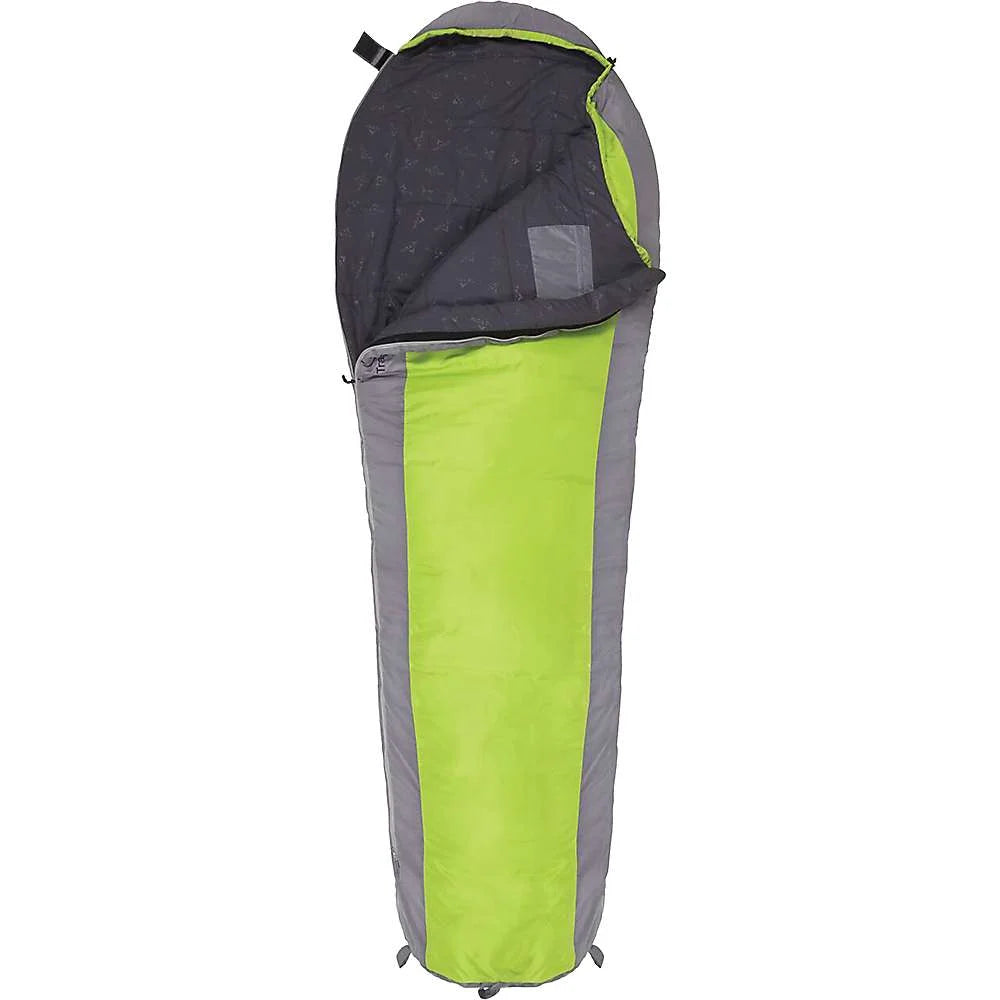 Trailhead Ultralight Mummy 20F Degree Sleeping Bag - Green and Grey
