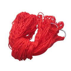 Portable Nylon Mesh Hammock for Outdoor Travel Camping - Blue/Green/Red - Peak Performance Outfitters