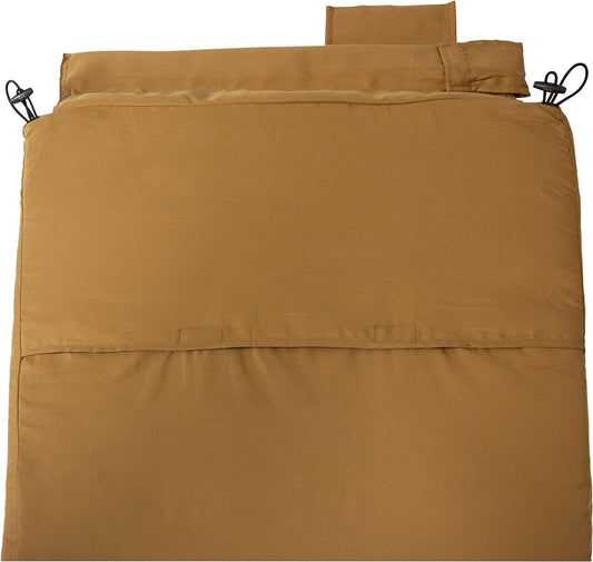 Canvas camp pad 3 inch thick sleeping pad for car camping