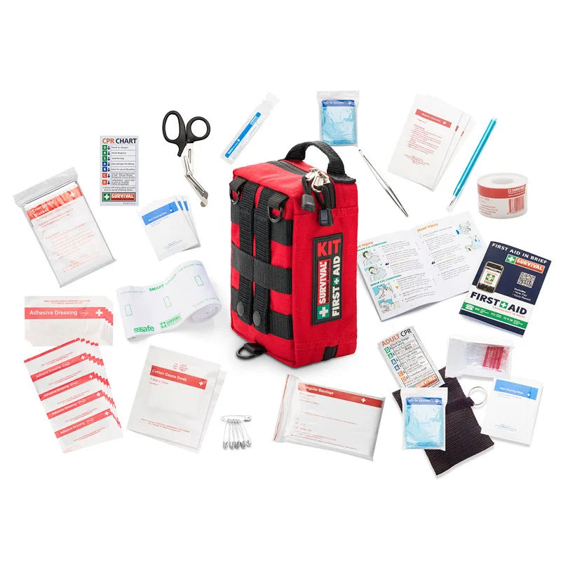 Waterproof First Aid Kit for Workplace, Outdoor Activities, and Travel - Compact and Durable - Peak Performance Outfitters