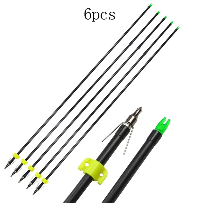 Fiberglass Compound Bow Hunting Arrow for Archery and Slingshot Hunting - Peak Performance Outfitters