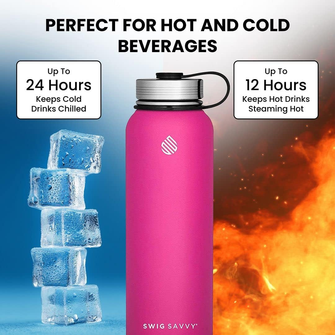 Insulated Stainless Steel Sports Water Bottle - 32 oz - Peak Performance Outfitters