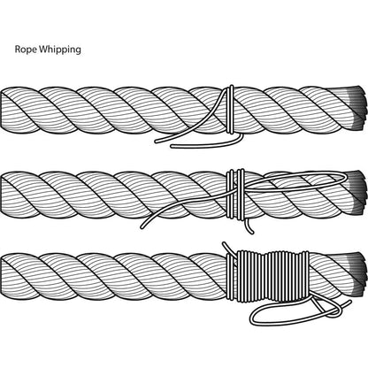 White 1/8" x 50ft Paracord Rope - Durable and Versatile Outdoor Cordage - Peak Performance Outfitters