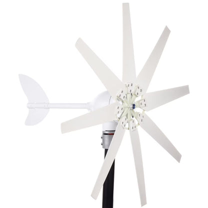 Wind Generator Kit 12000W Wind Generators Home Use Silent Wind Turbine Generator Kit Small Wind Turbines IP66 Waterproof Efficient Energy for Home First-Rate