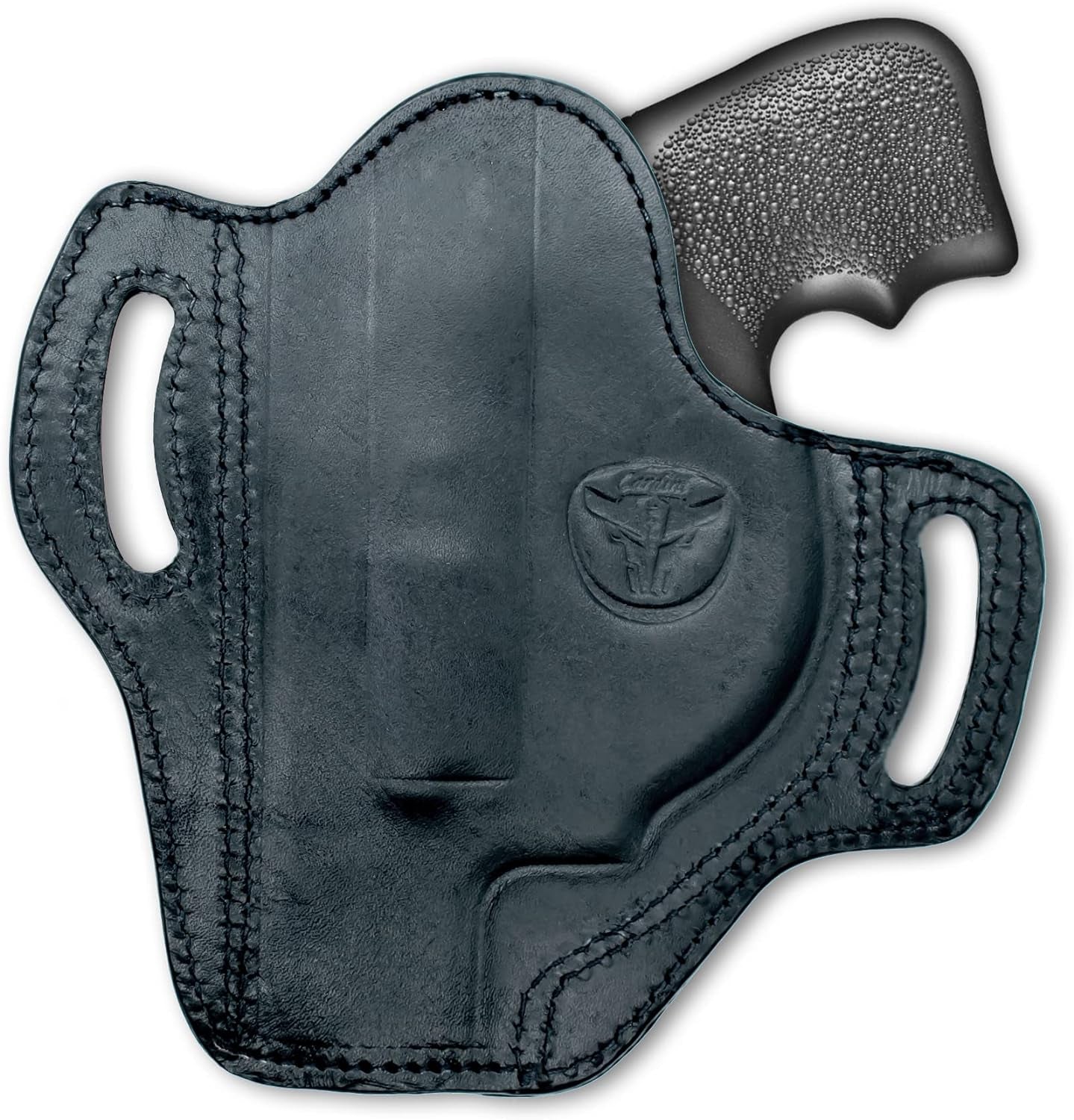 Leather OWB Holster for S&W J Frame, Ruger LCR, SP101, and Other 38 Special Snub Nose Revolvers (Up to 2.25 Barrel) - Peak Performance Outfitters