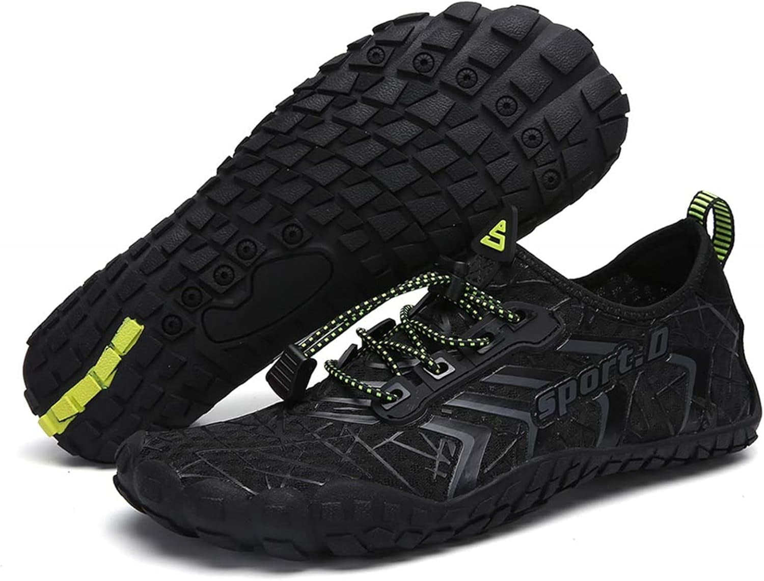 UBFEN Water Shoes Aqua Swim Shoes Mens Womens Beach Sports Quick Dry Barefoot for Boating Fishing Diving Surfing