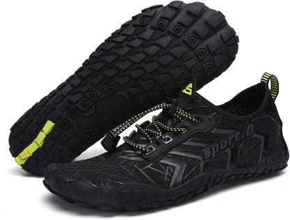 UBFEN Water Shoes Aqua Swim Shoes Mens Womens Beach Sports Quick Dry Barefoot for Boating Fishing Diving Surfing